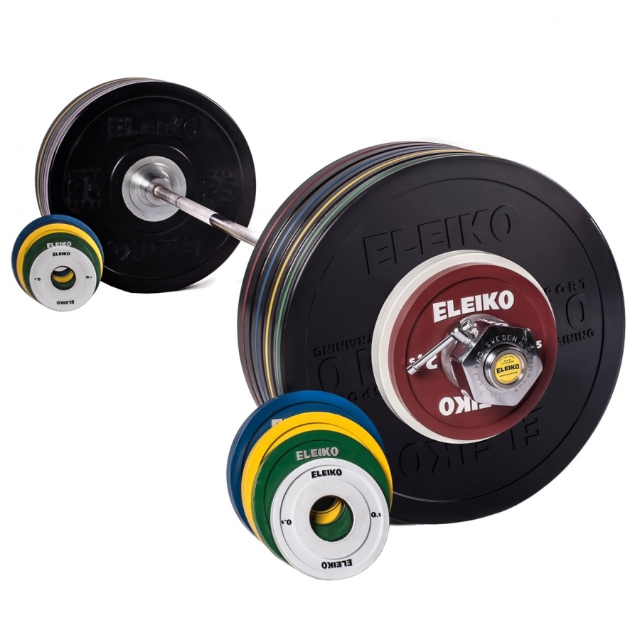 Фото Комплект Eleiko 3002319 Sport Training Set - 185 кг, жіночий, чорний