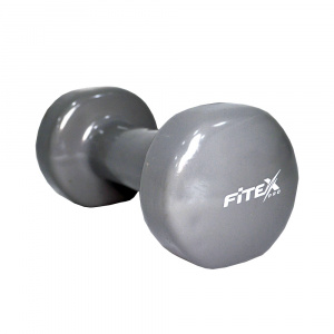 Гантель вінілова Fitex MD2015-4V, 4 кг