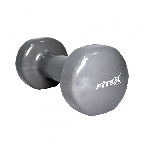 Фото Гантель вінілова Fitex MD2015-4V, 4 кг