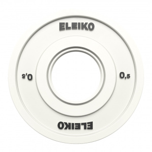 Олімпійський диск Eleiko для змагань з важкої атлетики 0,5 кг кольоровий 121-0005F