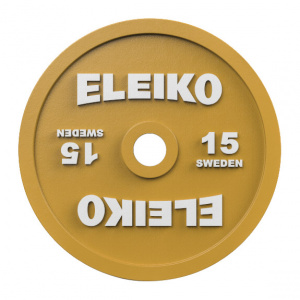 Диск Eleiko для змагань з пауерліфтингу 15 кг 3000233