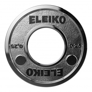 Диск Eleiko для соревнований по пауэрлифтингу 0,25 кг 3000239