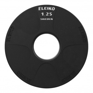 Диск Eleiko для фітнесу Vulcano 1,25 кг чорний 324-0014