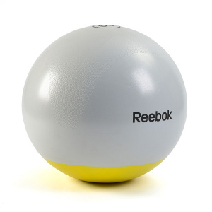 М'яч гімнастичний Reebok RSB-10017 - 75 см сірий / жовтий
