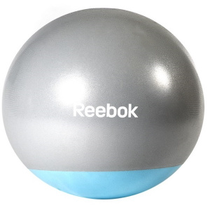 Мяч гимнастический Reebok RAB-40016BL - 65 см серый/голубой
