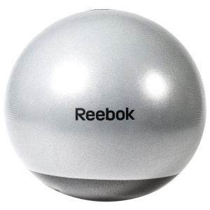 М'яч гімнастичний Reebok RAB-40017GR - 75 см сірий / чорний