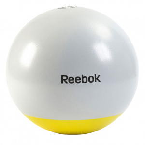 М'яч гімнастичний Reebok RSB-10015 - 55 см сірий / жовтий